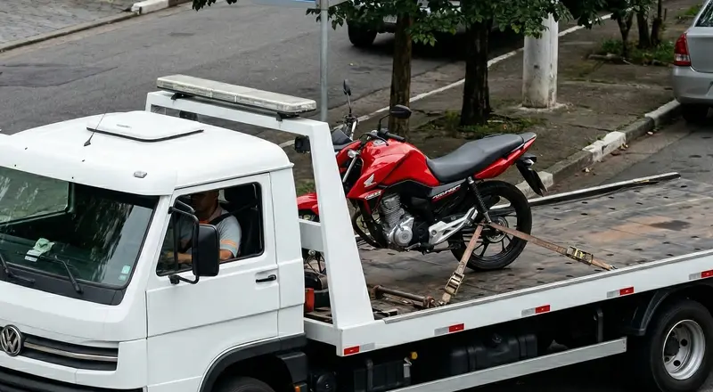 Reboque de moto em Lages – guincho especializado para motocicletas
